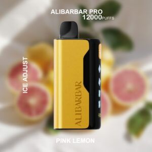 ALIBARBAR PRO ICE ADJUST PINK LEMON - 12000 PUFFS