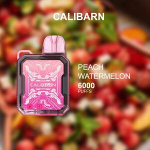 CALIBARN PEACH WATERMELON - 6000 PUFFS