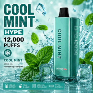 DOUBLE HAPPINESS HYPE COOL MINT - 12000 PUFFS